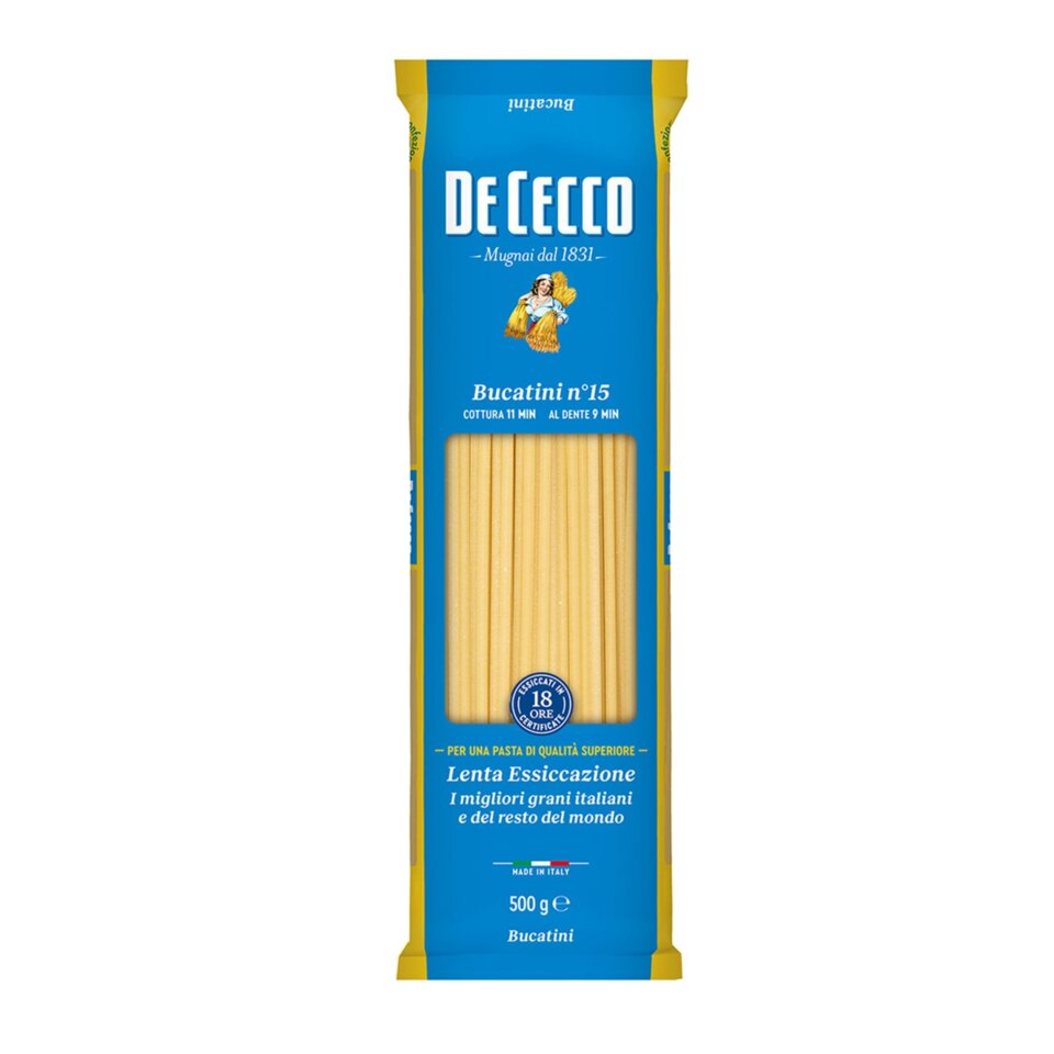 DECECCO BUCATINI İNCE BORU MAKARNA 500 GR